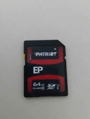 sdxc 64gb patriot velocidade baixa. nao serve para filmadora.