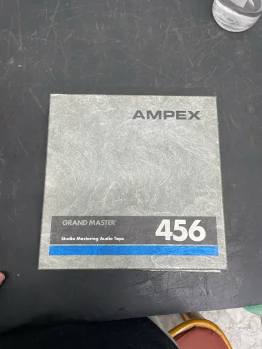 2x Fita de 1/2 polegada Ampex 456 fita para gravador de rolo