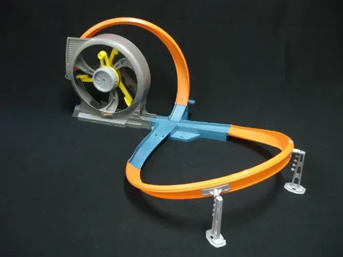  Pista Hot Wheels Turbina de Choque