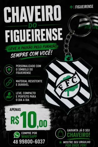 Chaveiros personalizados times de sc