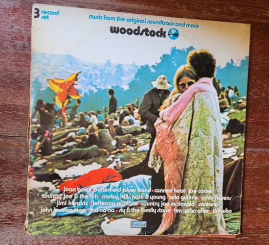 Lps Vinil triplo Woodstock 1970. Zerado