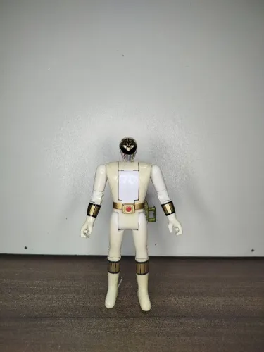 Power Rangers Flip Head Branco Original Bandai