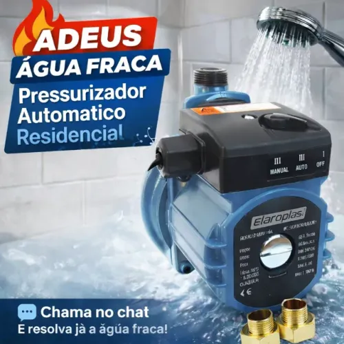 Pressurizador Contra Água Fraca