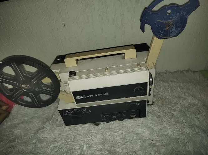 Progetor de filme antigo década 80 