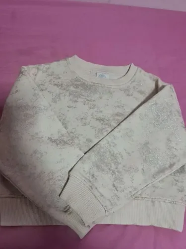 blusa moletom infantil Zara, Tamanho 6