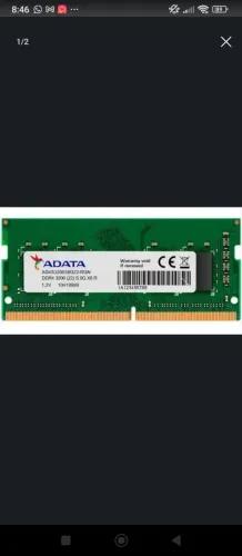 Memoria DDR4 8gb Notbook