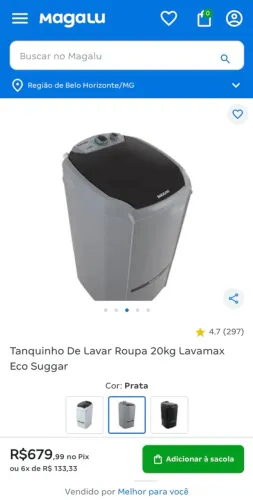 TANQUINHO SUGGAR 20kg