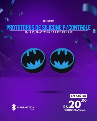 ACESSÓRIO PROTETORES DE SILICONE P/CONTROLE