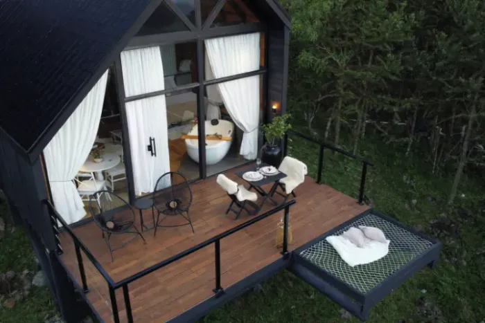 Cabana de luxo em Urubici com 4.000 m² e operação de hospedagem