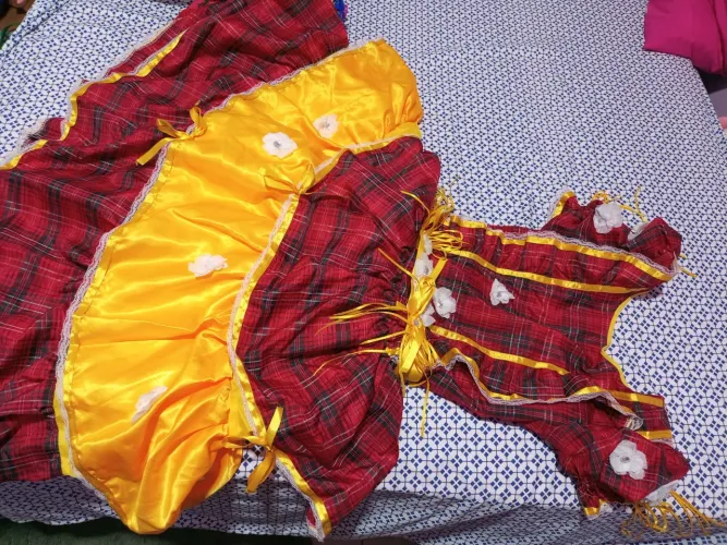 Vestido feminino festa junina