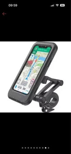 Suporte Porta Celular Moto Bike Á Prova Dágua 360° Articulado 6.5 POLEGADAS