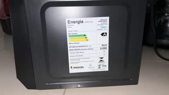 Micro-ondas Midea 20L Semi Novo 127V - Usado Apenas 2 Vezes