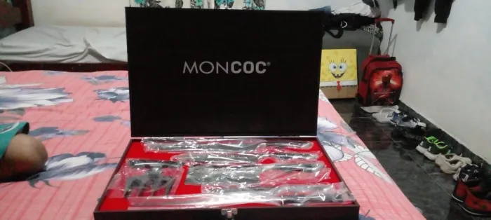 Kit faqueiro profissional moncoc 