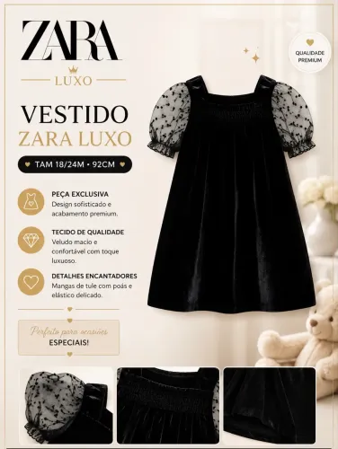 Vestido Zara 18/24m