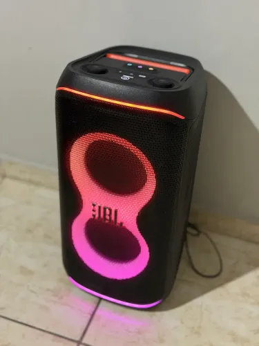 JBL PARTY BOX 120 SEMI NOVA NOTA FISCAL E GARANTIAS