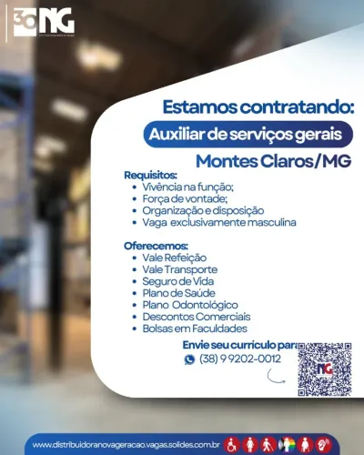 Auxiliar Serviços Gerais - Moc
