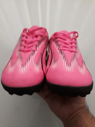 Chuteira Society Ultra Play Juvenil - Puma - Rosa - 36