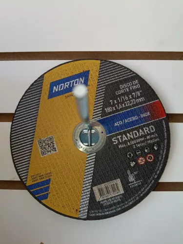 Disco lixadeira corte fino 7×1/16×7/8 norton