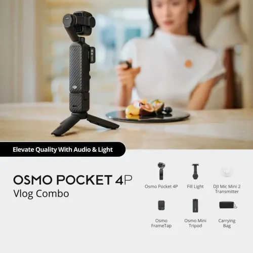 DJI Osmo Pocket4P (Pro) - Combo Vlog (Pronta entrega)