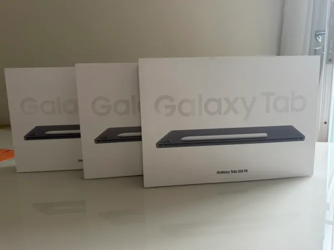 Tablet samsumg s10 fe 128gb cinza lacrado com nota fiscal