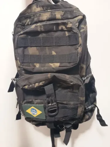 Mochila Estilo Militar 40L Impermeável
