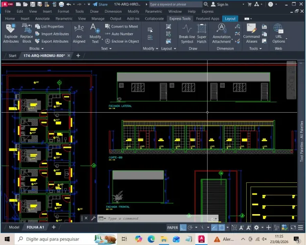 Projetos para obra/prefeitura Autocad