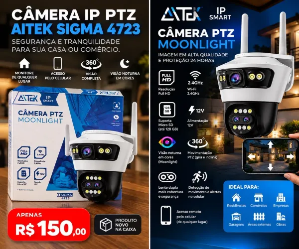 Câmera 360 Wi-Fi