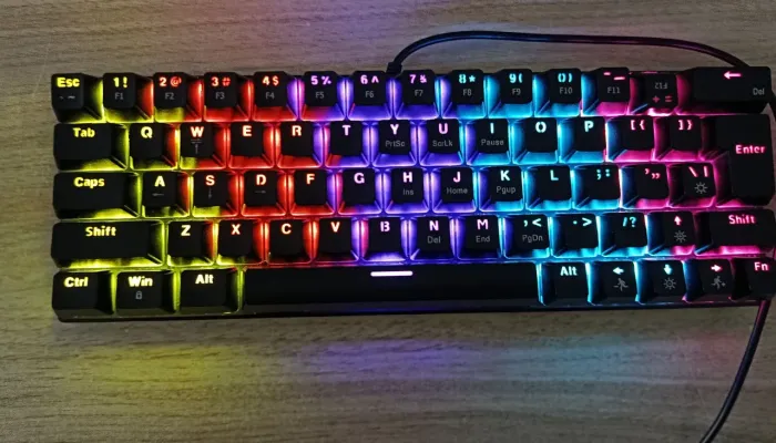 Teclado gamer 60%
