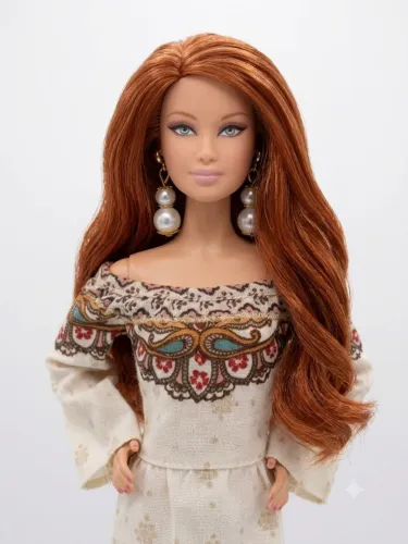 Boneca Barbie Basics número 4 coleção 002 Black Label Jeans