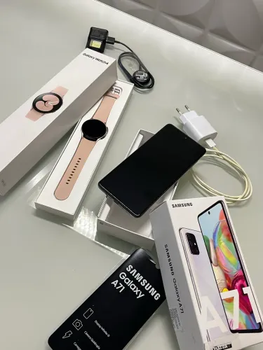 Samsung Galaxy A71 + Galaxy Watch 4 - Kit Completo -