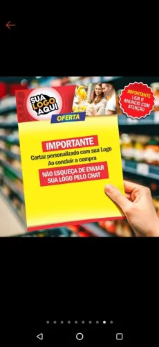 Kit 100 und cartaz A4 OFERTA PROMOÇÃO PERSONALIZADO