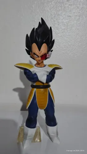 Action figure Dragon ball Vegeta Saiyajin boneco Colecionável PVC 22cm (+ Goku de brinde)