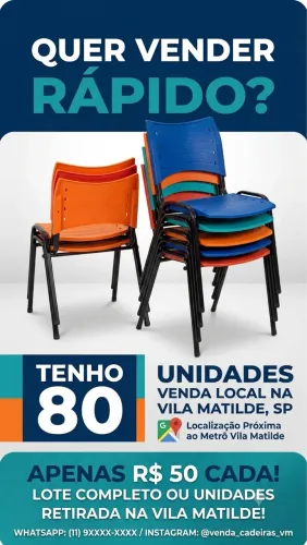 CADEIRA ESCOLAR