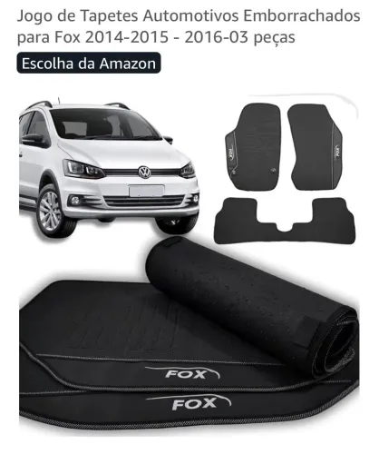 TAPETE PARA CARRO FOX - novo