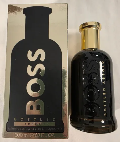 Perfume Boss Bottled Absolu 200ml (volume atual: aprox. 185 ml)