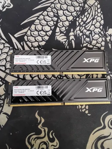 Memória ram ddr4 xpg cl16 8x2 16gb ram 3200mhz