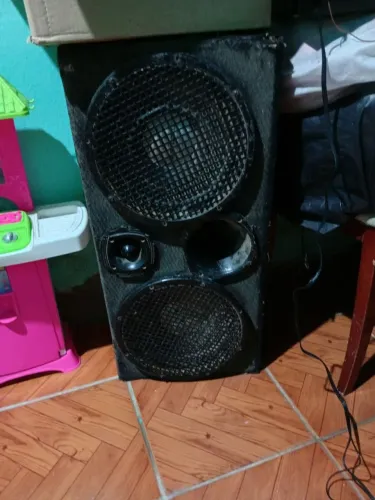 Caixa de som funcionando normalmente