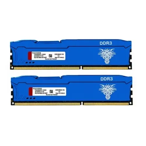 Kit memória RAM 16GB DDR3 (2x8GB) Yongxinsheng dissipador azul