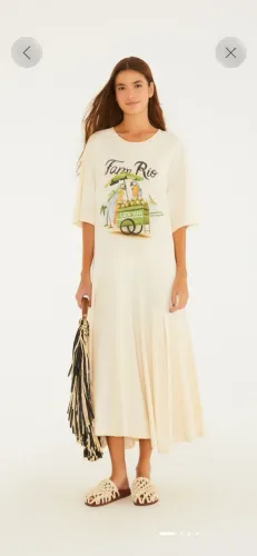Vestido t shirt farm p