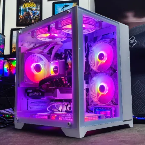 PC Gamer Ryzen 5 5500 + RTX 5060 8GB, 16GB DDR4, 500GB SSD | Full RGB