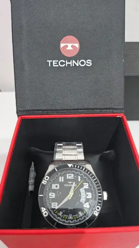 Relógio Technos Masculino Racer Prata 2115KSL/1Y