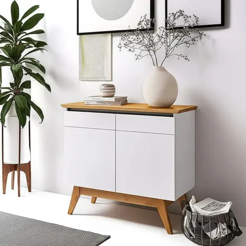 Aparador Buffet Ambiente Classic 2 Portas Off White Nature - Imcal