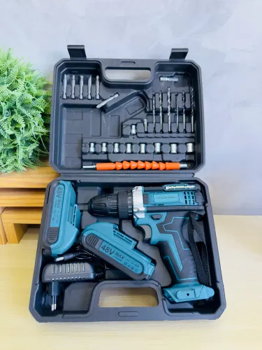Parafusadeira / Furadeira Cordless Drill 48V | 2 Baterias | Entrega Imediata