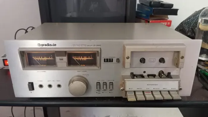 Tape Deck Gradiente Cd-2800 P/ Conserto/peças 127/220v (Usado) #