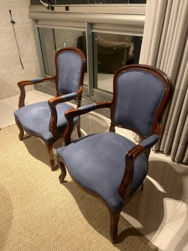 Par de poltronas Luis XV