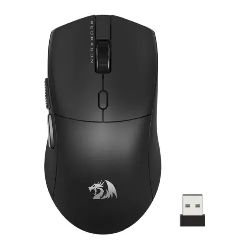 Mouse Gamer Redragon Neva Pro, PAW3395, RGB, 26000DPI, 6 Botões, Wireless, Preto