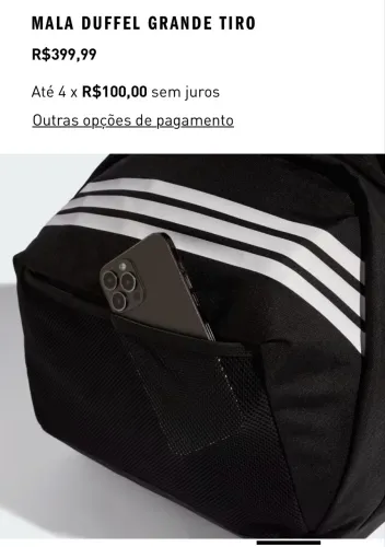Mala Dunfel Adidas original com etiqueta