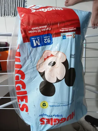 Fralda Huggies Tripla Ação - Tamanho M - 92 Unidades