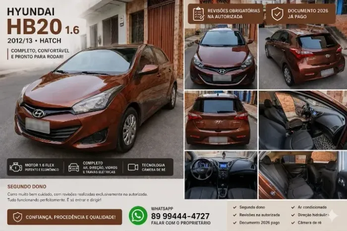 Hyundai HB20 C./c.plus/c.style 1.6 Flex 16V Mec. 2013