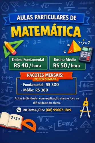 Aulas Particulares de Matemática<br>